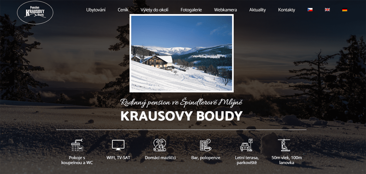 PENSION KRAUSOVY BOUDY - ubytování Špindlerův Mlýn